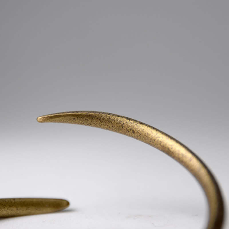 Simple Design Copper Luck Adjustable Cuff Bracelet