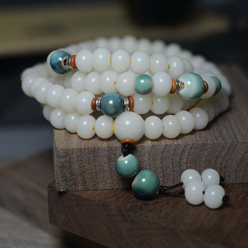 108 Mala Beads Bodhi Seed Keep Away Evil Spirits Calm Bracelet