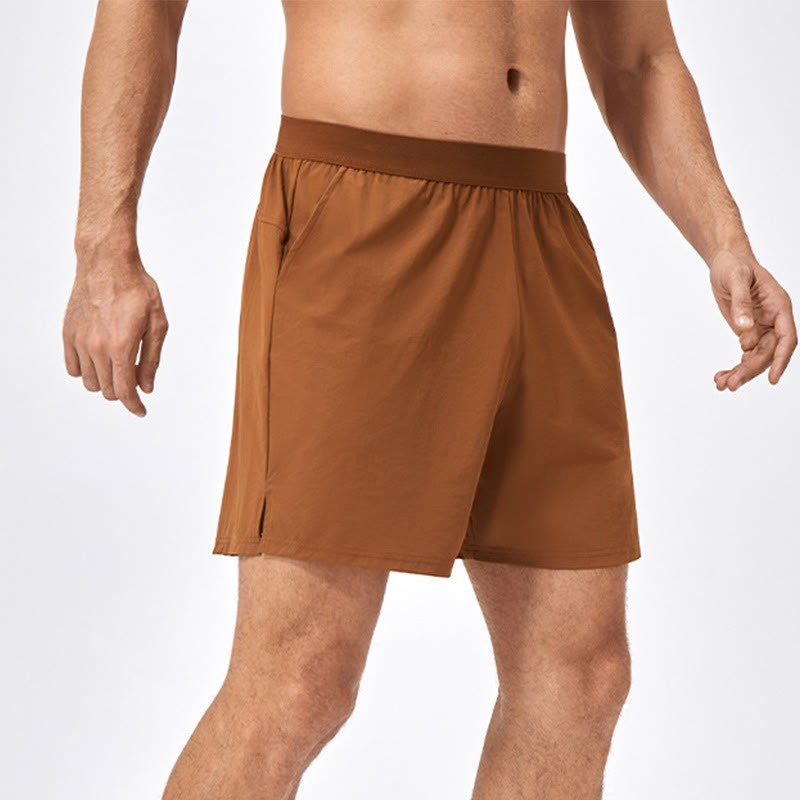 Men's Casual Loose Nylon Quick Dry Sports Shorts With Pockets
