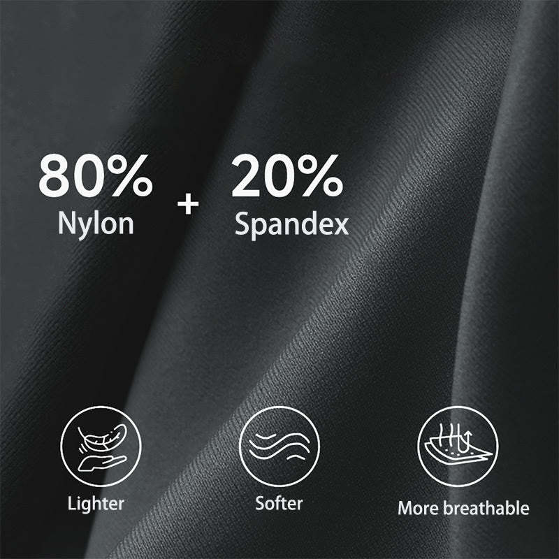 Plain High Waist Elastic Breathable Sports Men's Leggings Pants