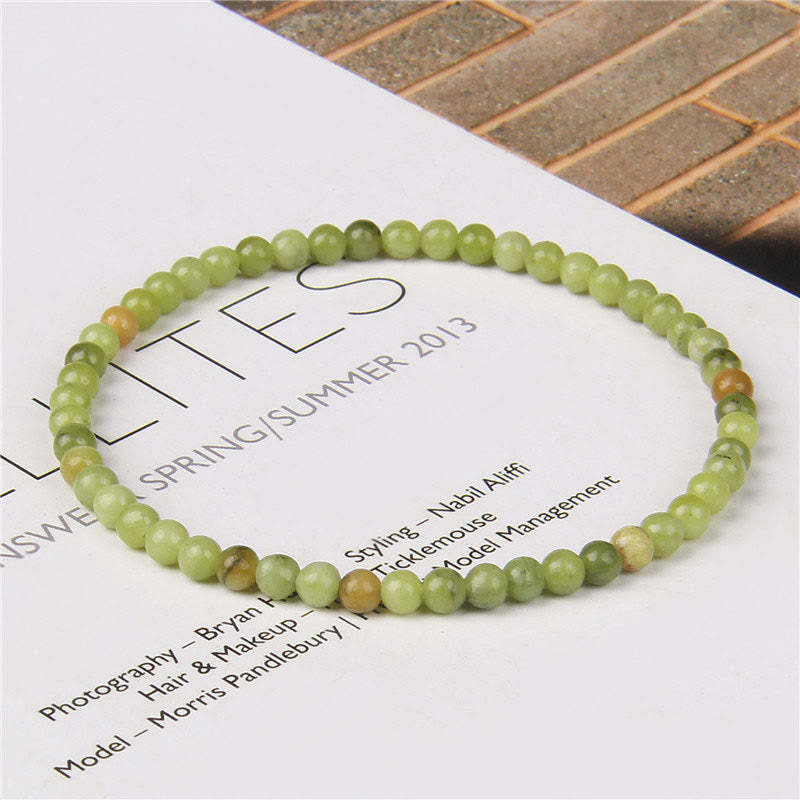 4mm Various Stone Crystal Mini Beads Healing Bracelet
