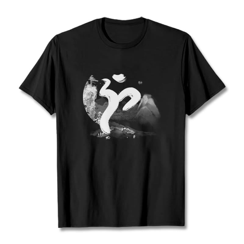 OM Landscape Cotton Tee T-shirt