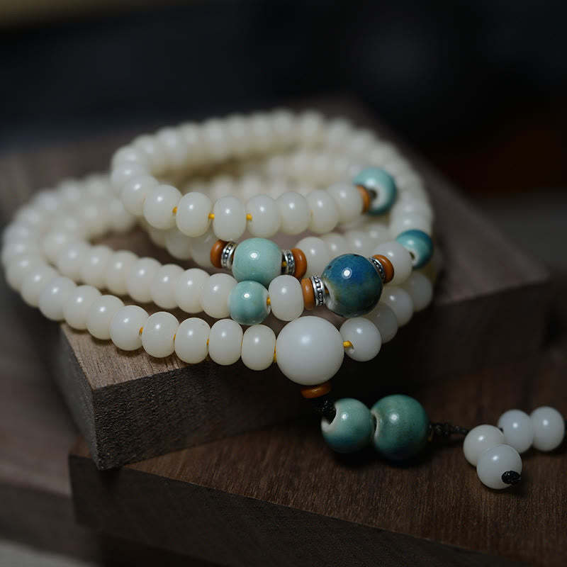 108 Mala Beads Bodhi Seed Keep Away Evil Spirits Calm Bracelet