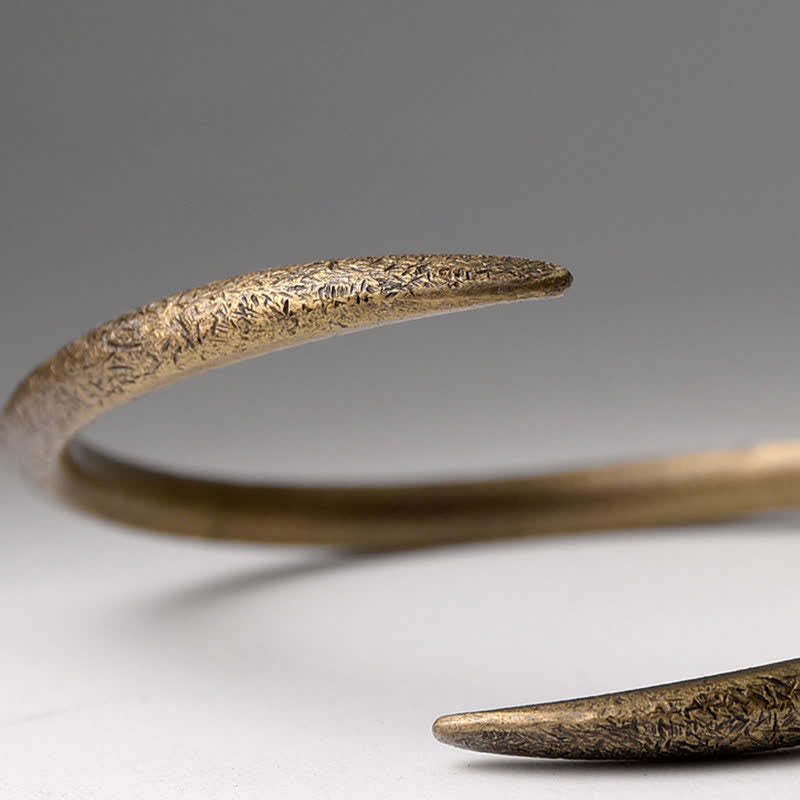 Simple Design Copper Luck Adjustable Cuff Bracelet