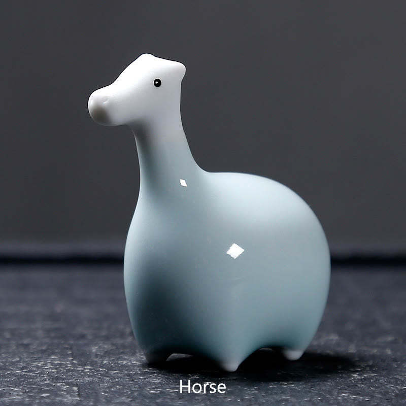 Chinese Zodiac Ceramic Tea Pet Home Decoration