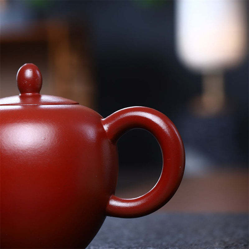 Yixing Semi-handmade Brown Purple Clay Kung Fu Teapot 200ml