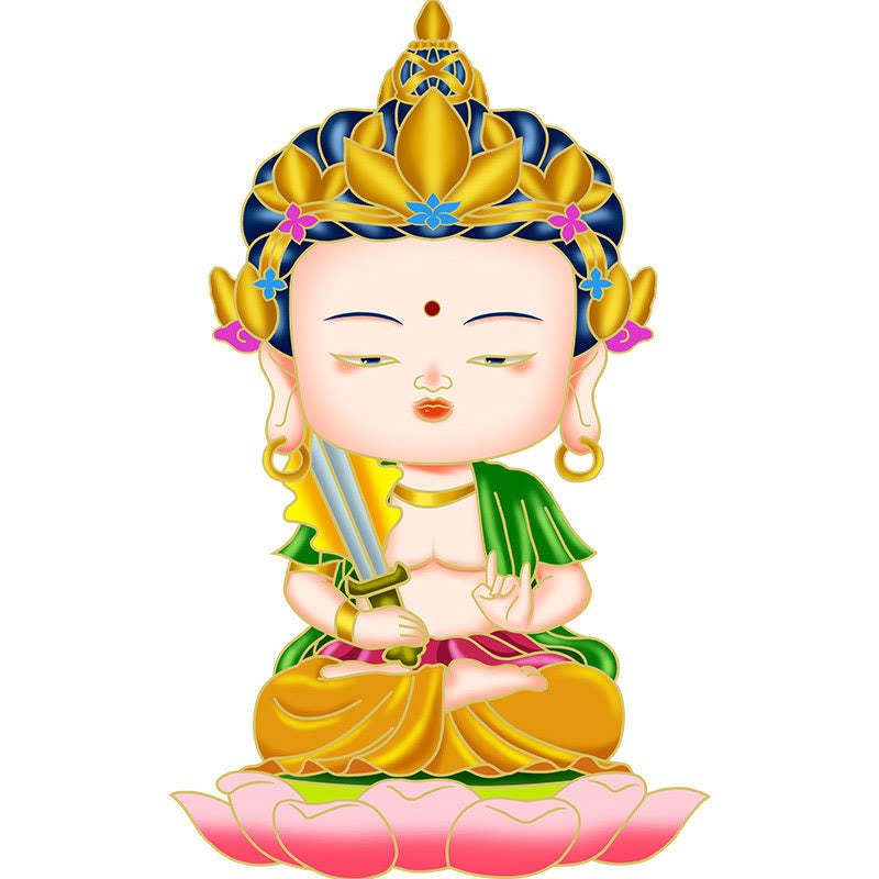 Chinese Zodiac Natal mystic zen Blessing Wealth Fortune Fridge Phone Sticker
