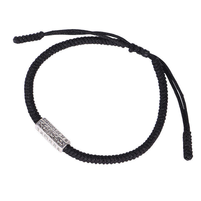 Om Mani Padme Hum Luck Protection Red String Bracelet