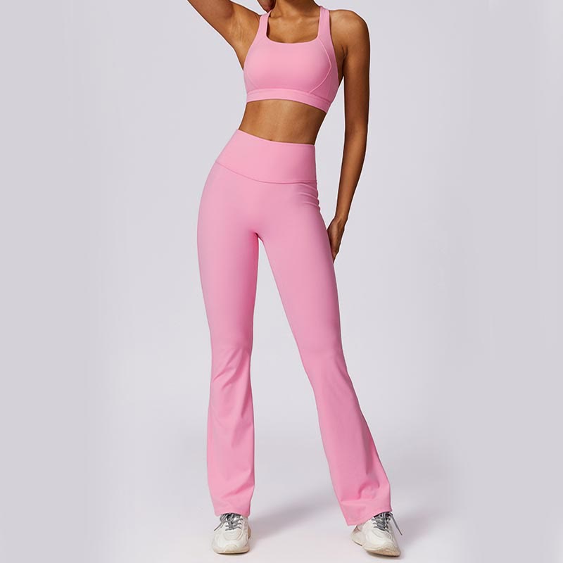 High Waist Flare Pants For Sports Fitness Yoga