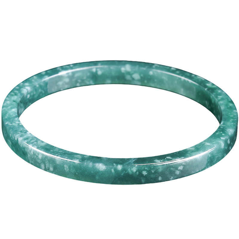 Natural Jade Abundance Thin Bracelet Bangle