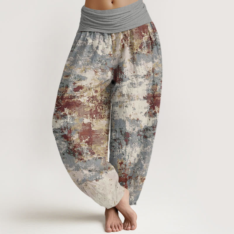 Tie Dye Women's Elastic Waist Harem Pants