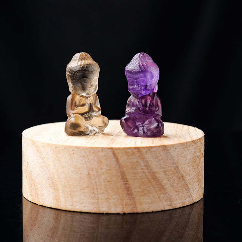 Various Crystal Amethyst Pink Crystal White Crystal Citrine mystic zen Carved Spiritual Healing Necklace Pendant Decoration (Extra 30% Off | USE CODE: FS30)