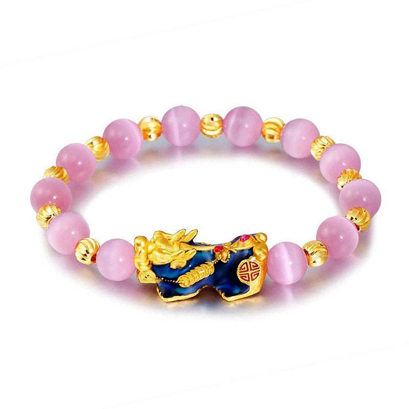 Pixiu Cat Eye Lucky Bracelet