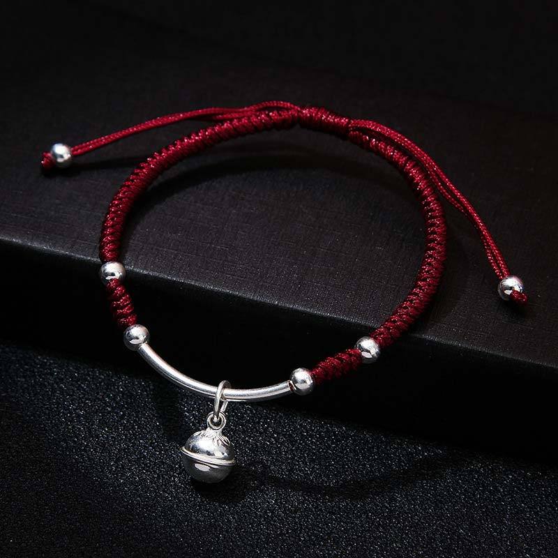 FengShui Lucky Red String Bell Bracelet