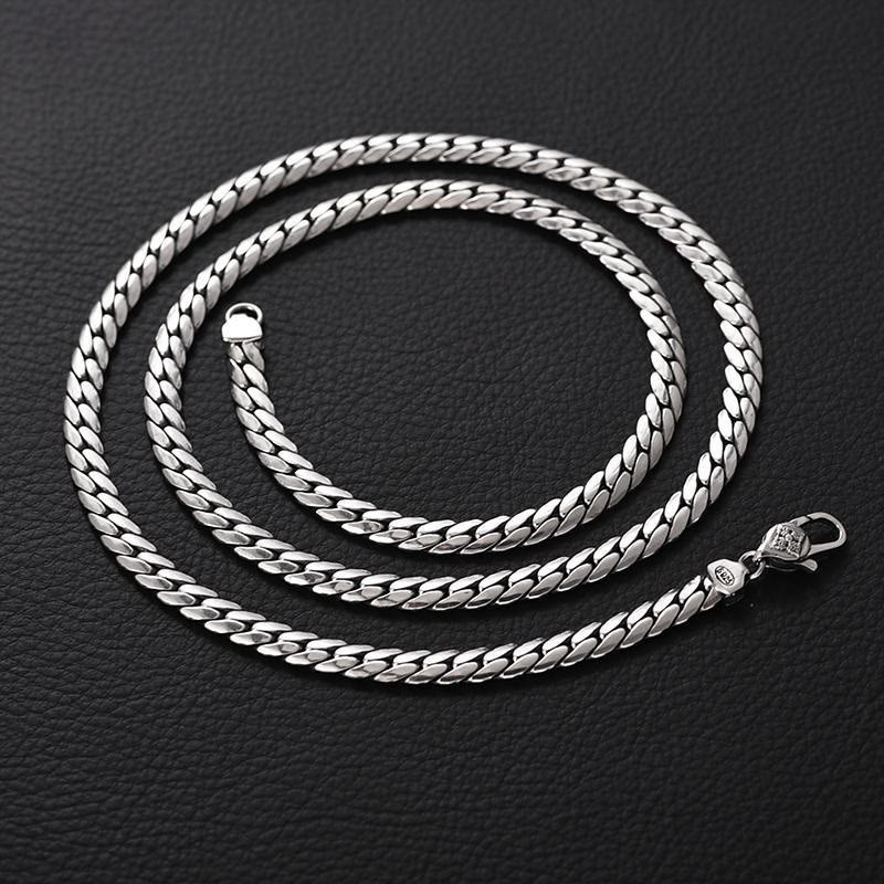 Double Dorje Vajra Strength Punk Copper Chain Bracelet Necklace