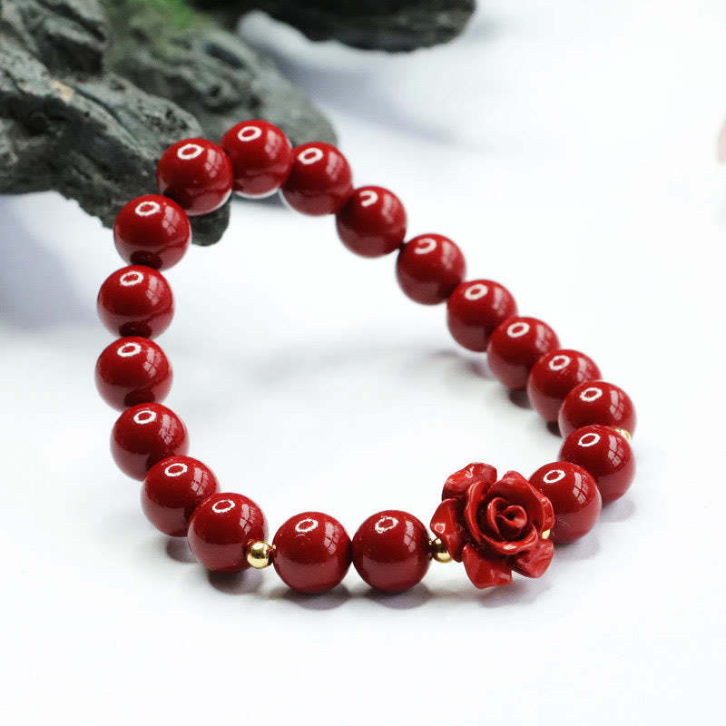 Cinnabar Rose Calm Bracelet