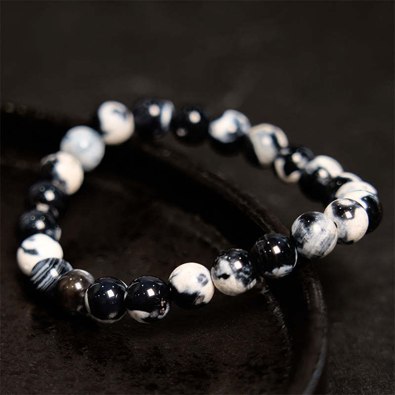 mystic zen Stone Orca Agate Protection Bracelet