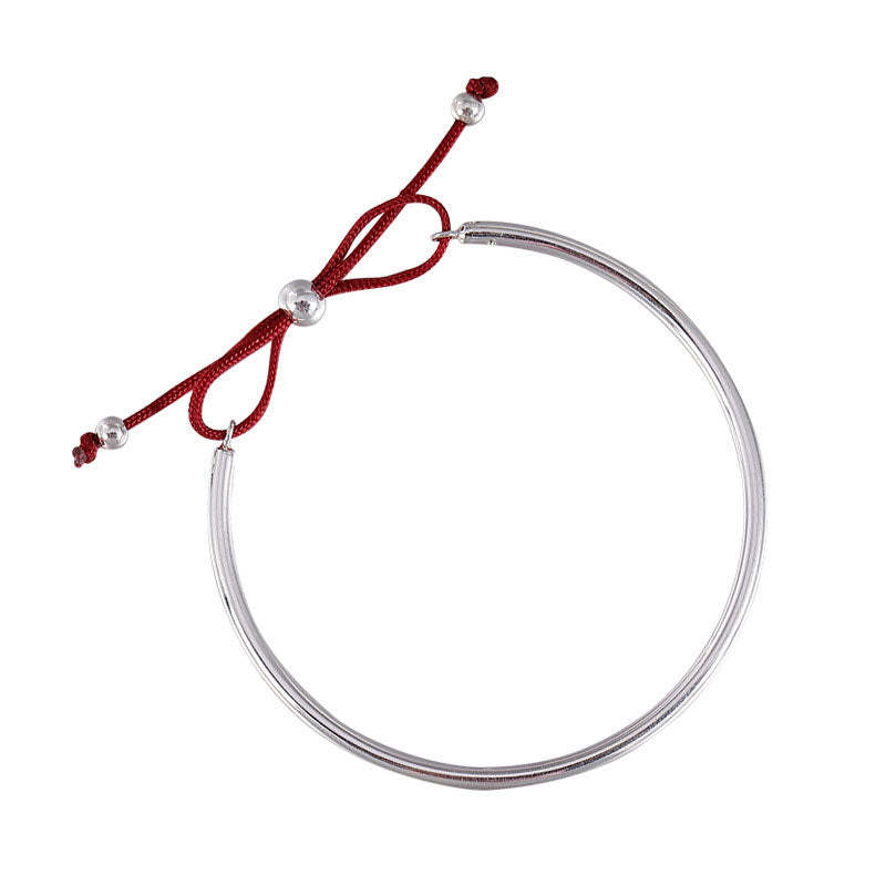 925 Sterling Silver Red String Healing Knot Bracelet