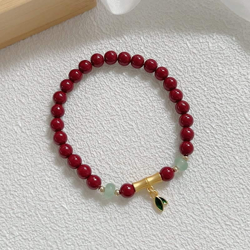 Cinnabar Bamboo Concentration Bracelet