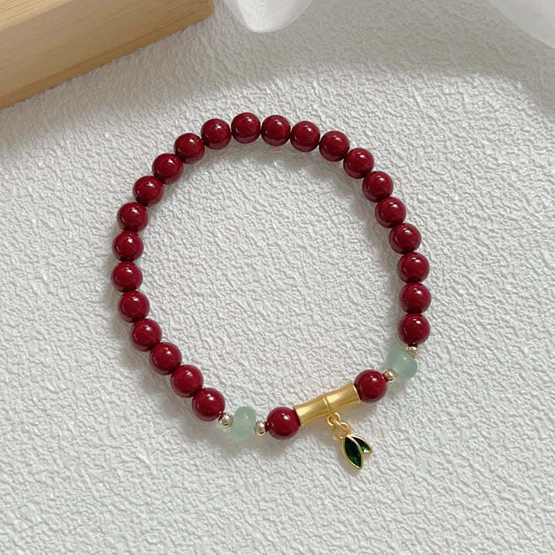 Cinnabar Bamboo Concentration Bracelet