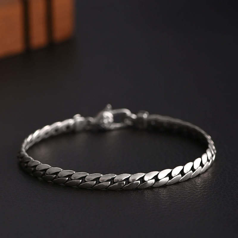 Double Dorje Vajra Strength Punk Copper Chain Bracelet Necklace
