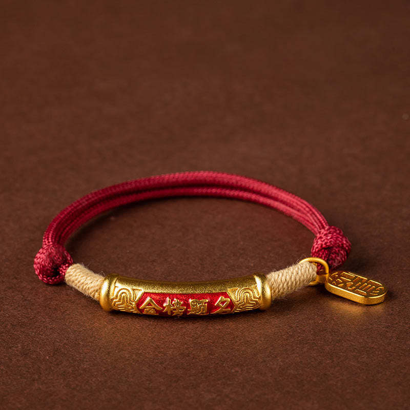 999 Sterling Silver Tibet Handmade Om Mani Padme Hum Fu Character TopRank Character Luck Braided Bracelet