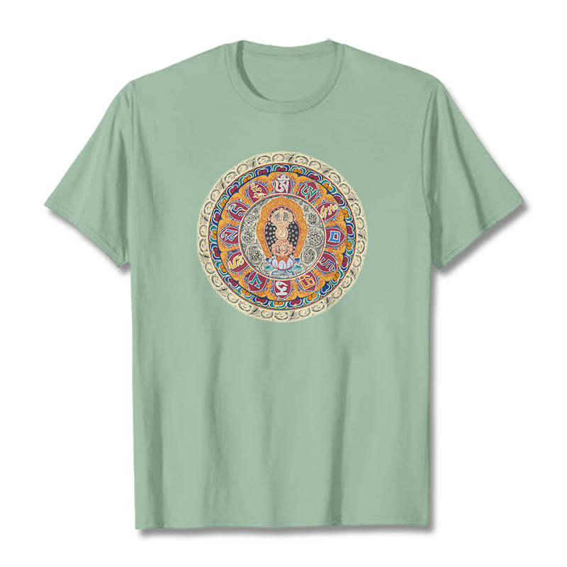 Dorje Vajra Mandala mystic zen Cotton Tee T-shirt