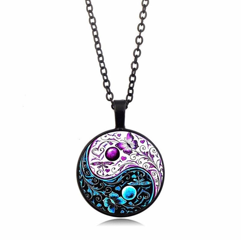 Yin Yang Chain Balance Necklace Pendant