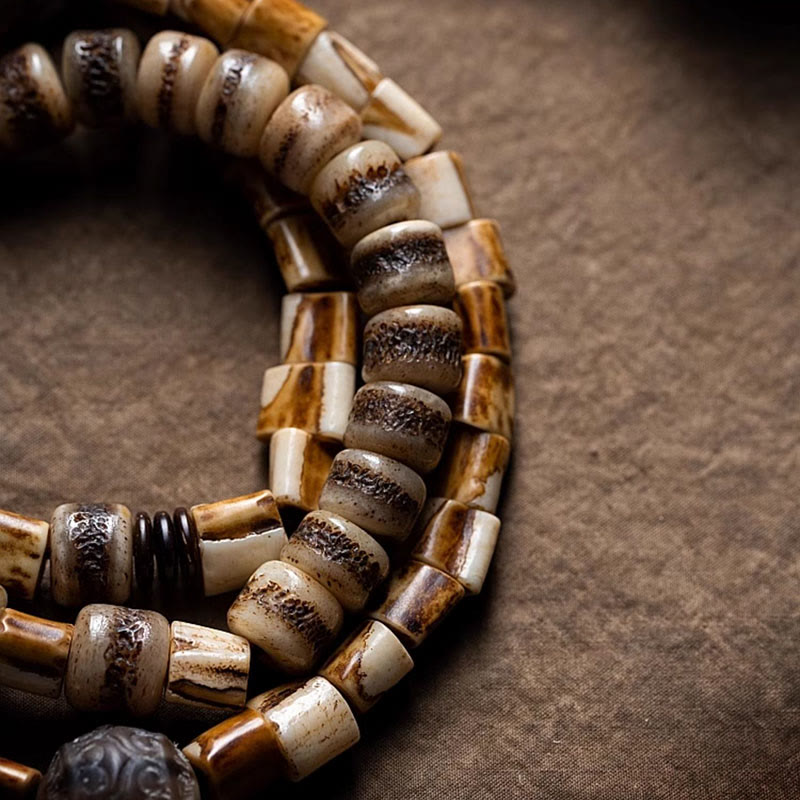 Tibetan Deer Bone Yak Bone Lucky Balance Bracelet