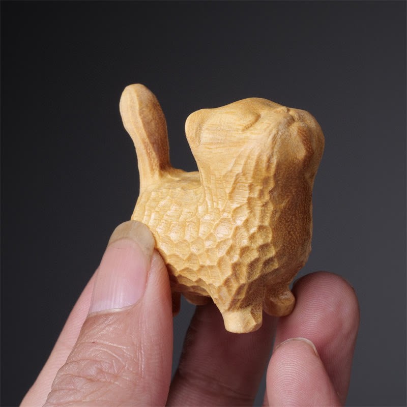 Sandalwood Thuja Sutchuenensis Green Sandalwood Mini Cute Cat Protection Home Decoration