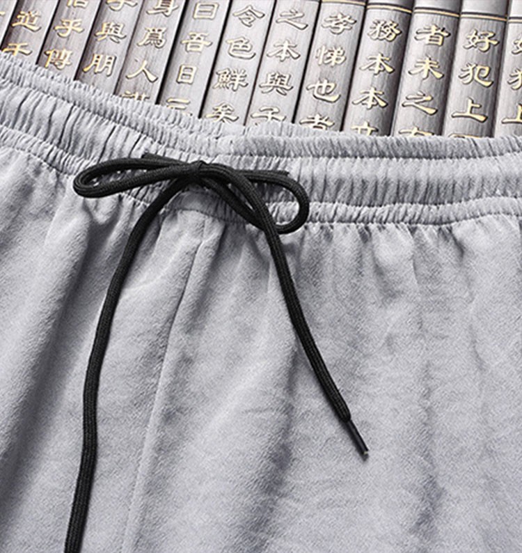 Chinese New Year Embroidered Dragon Frog-button Tang Suit Hanfu Long Sleeve Top Pants Clothing Men's Set