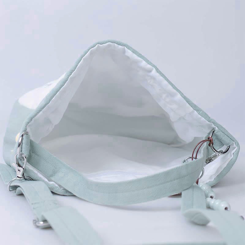 Suzhou Embroidery Lotus Epiphyllum Magnolia Cotton Linen Tote Crossbody Bag Shoulder Bag Handbag