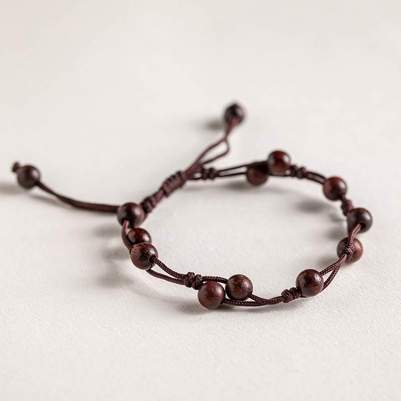 Red Agate Moss Agate Cinnabar Calm Bracelet
