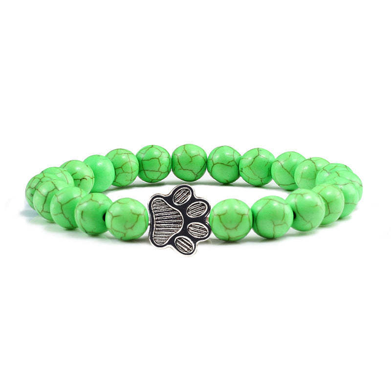 Save A Dog Stone Bracelet