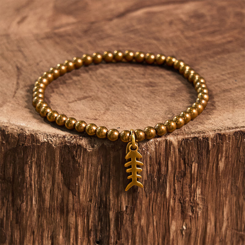 Copper Fish Bone Healing Bracelet