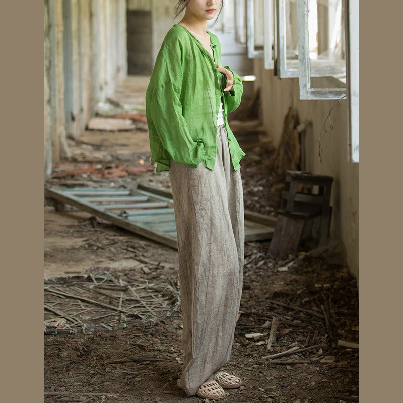 Retro Tie Dye Harem Pants Casual Women's Yoga Pants With Pockets