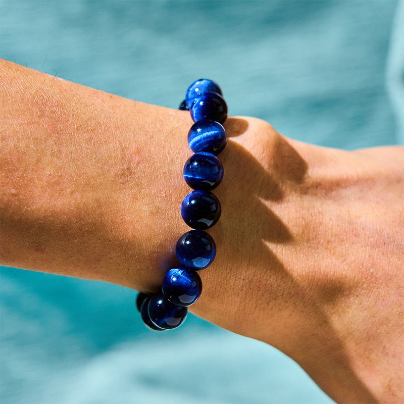 Blue Tiger Eye Protection Bracelet