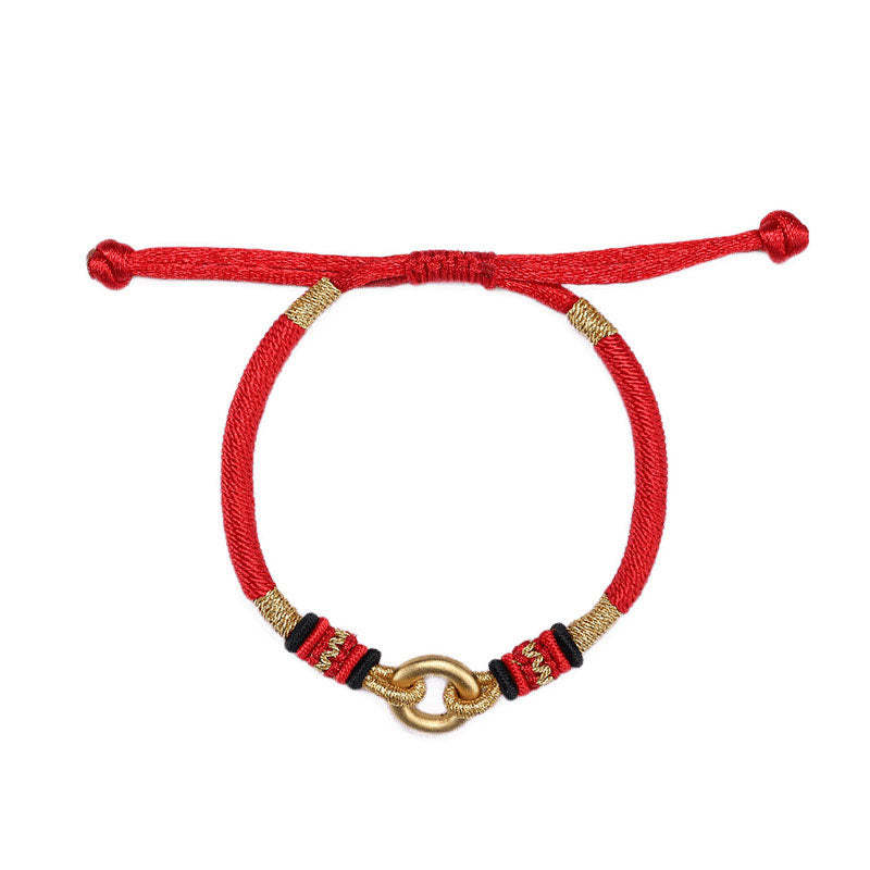 FengShui Lucky Red String Couple Bracelet