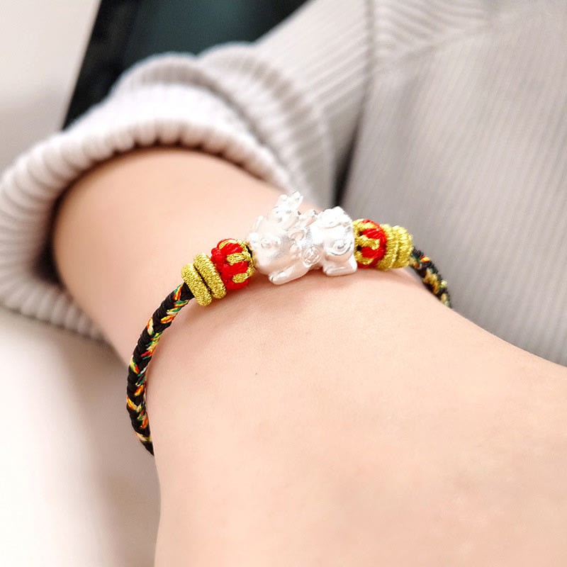 Chinese Zodiac Natal mystic zen Colorful Strings Luck Bracelet