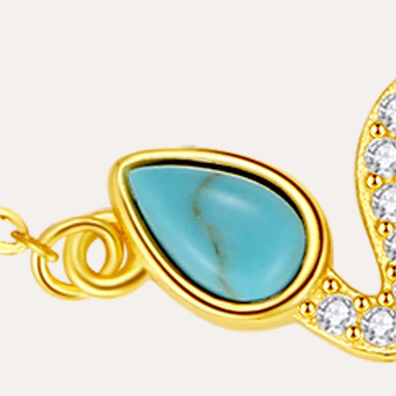 925 Sterling Silver Turquoise Opal Year Of The Snake Protection Bracelet