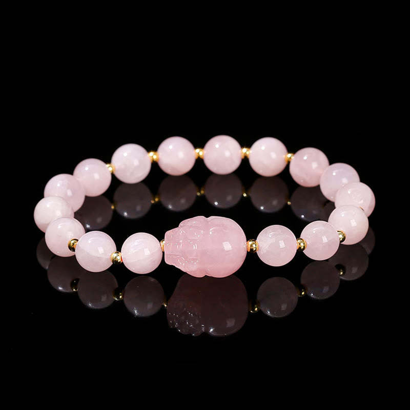 Various Crystal PIXIU Pink Crystal Warmth Bracelet