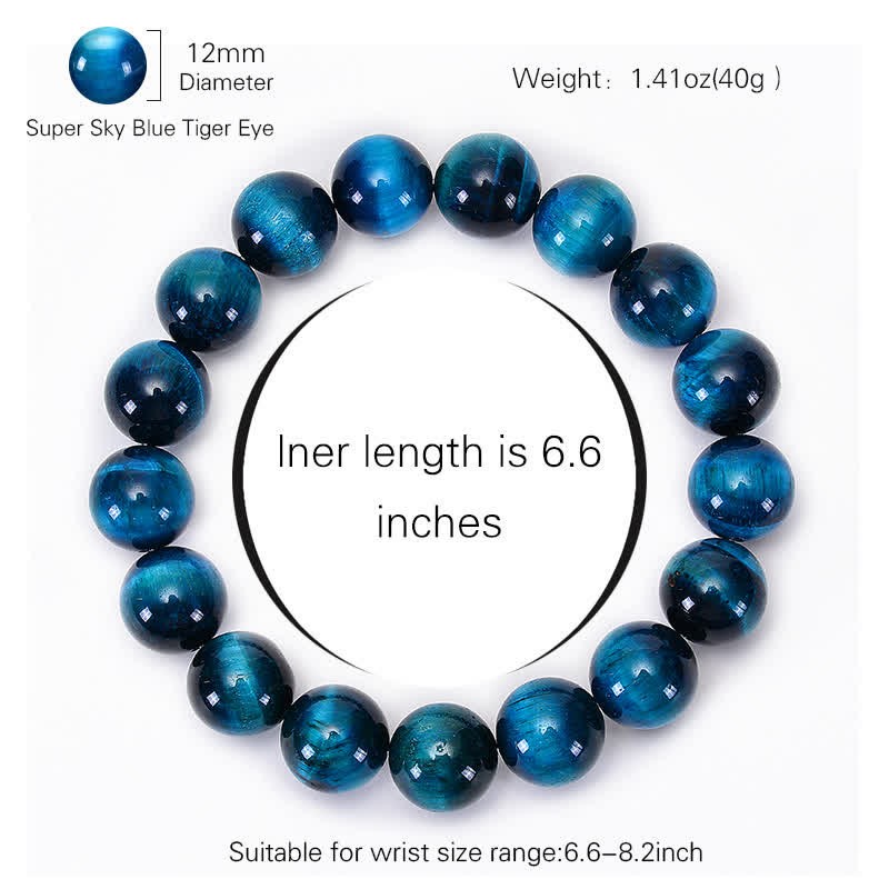 Blue Tiger Eye Protection Bracelet