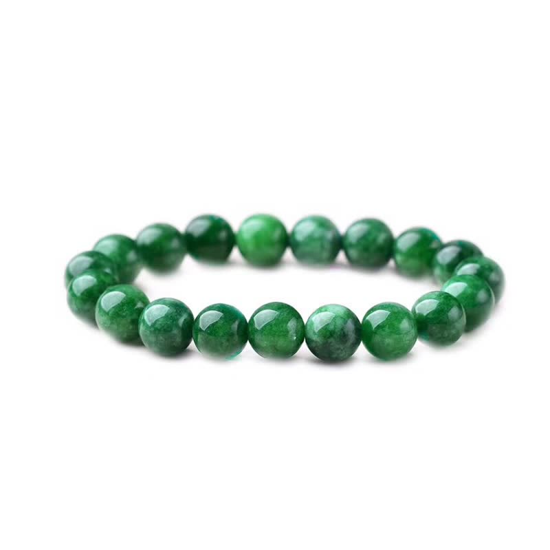 Cyan Jade Bead Calm Harmony Bracelet