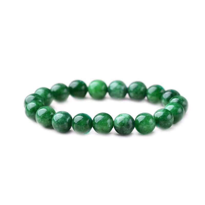 Cyan Jade Bead Calm Harmony Bracelet
