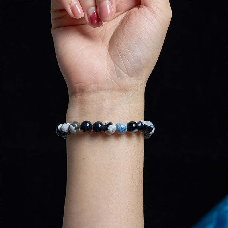 mystic zen Stone Orca Agate Protection Bracelet