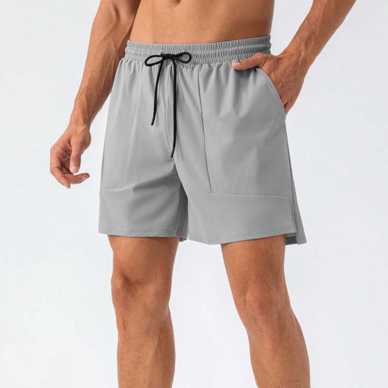 Men's Casual Quick Dry Sports Shorts With Pockets