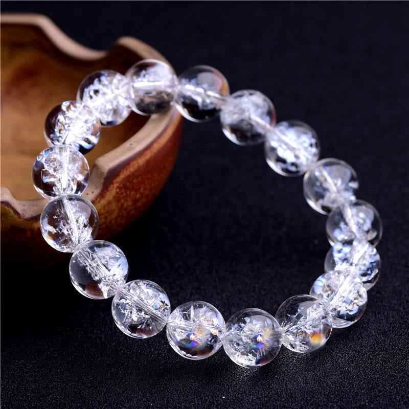 Natural White Crystal Protection Healing Bracelet