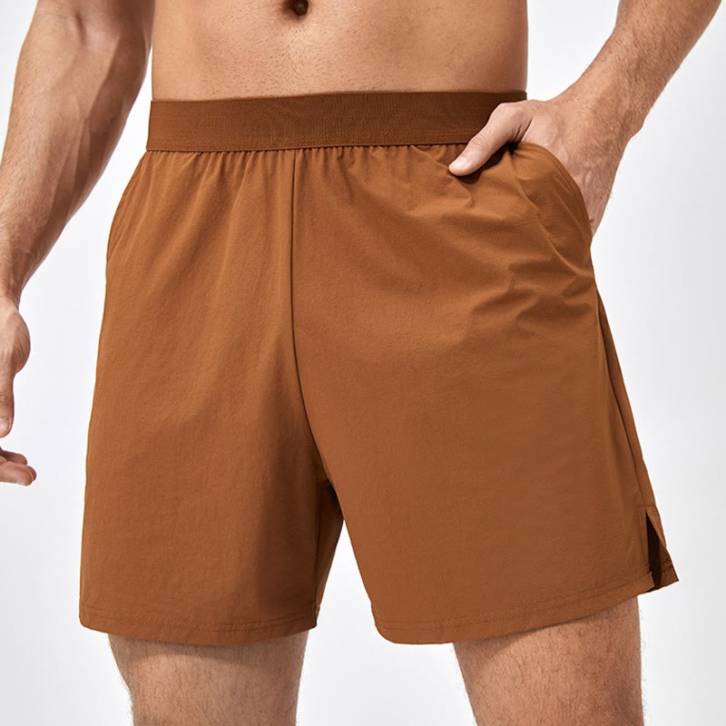 Men's Casual Loose Nylon Quick Dry Sports Shorts With Pockets