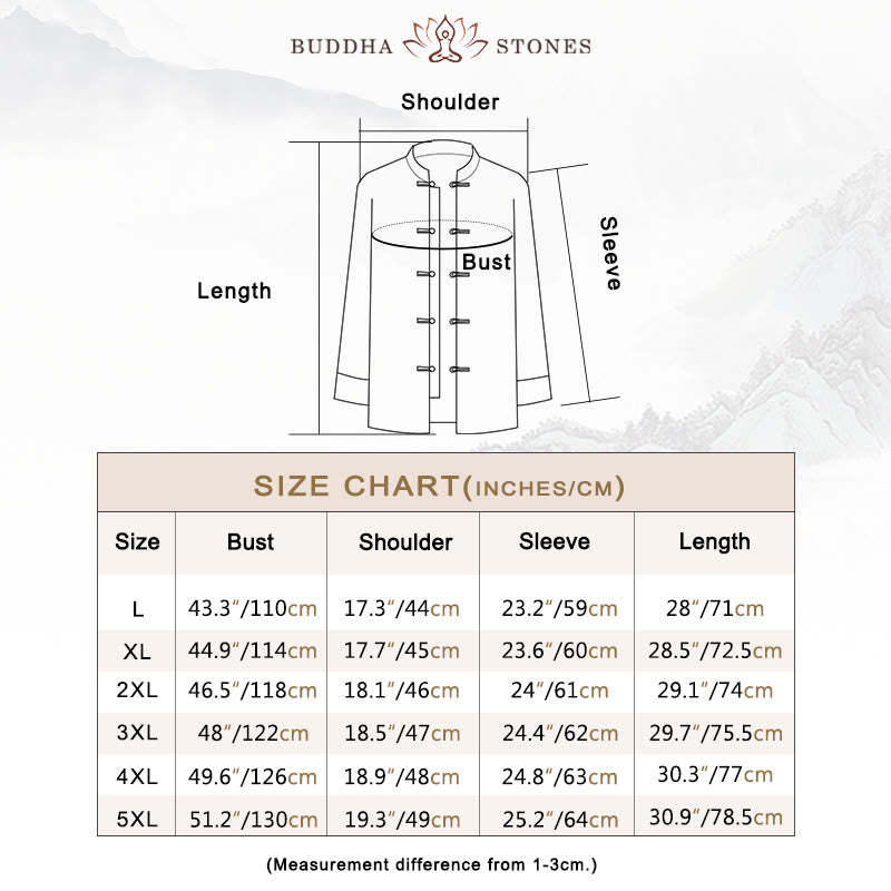 Chinese New Year Clothes Flowers Dragon Fan Auspicious Clouds Frog-button Tang Suit Cotton Men's Jacket Shirt
