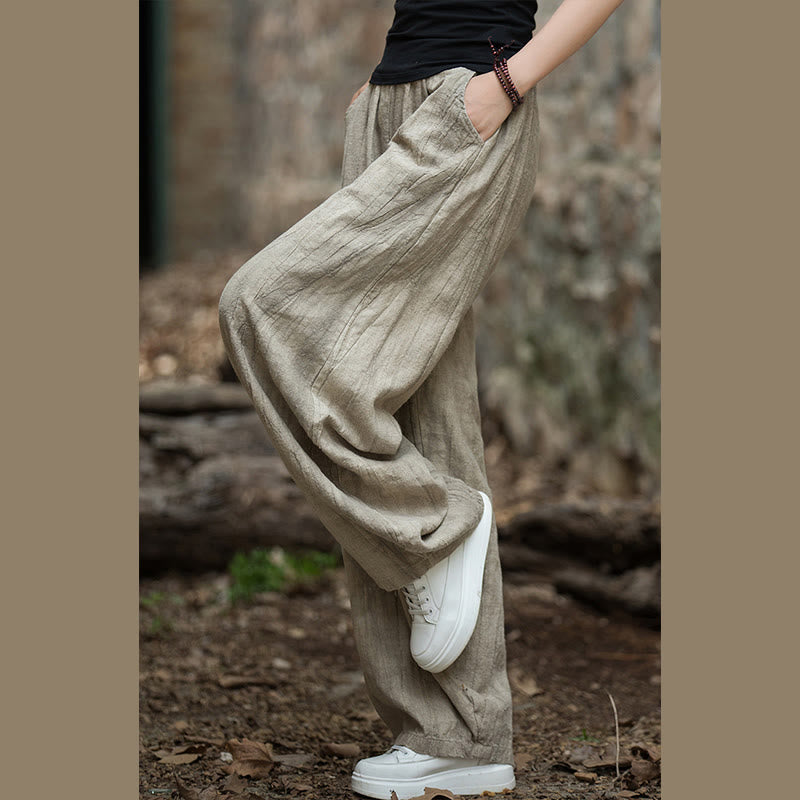 Retro Tie Dye Harem Pants Casual Women's Yoga Pants With Pockets